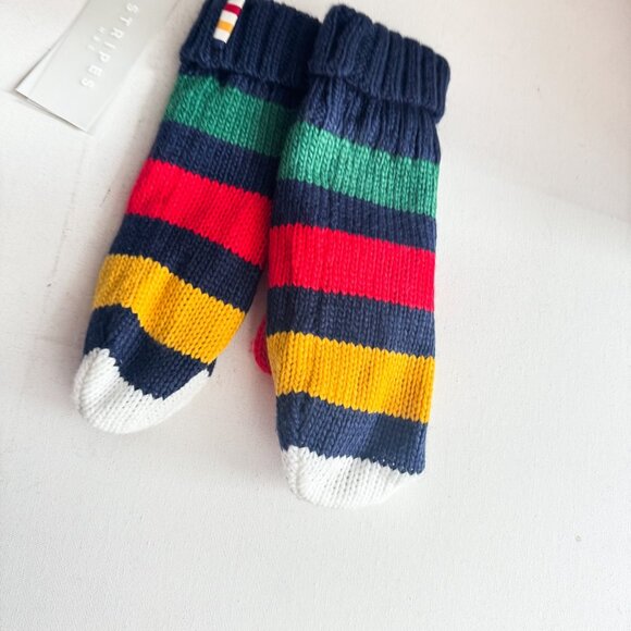 Hudson Bay Company Stripes Winter Mittens L/XL - Picture 2 of 3